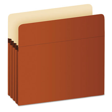 Pendaflex® Pocket File, 3.5" Expansion, Letter Size, Red Fiber freeshipping - TVN Wholesale